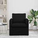 vidaXL Kanapé Fekete 75 x 82 x 85 cm szövet