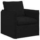 vidaXL Kanapé Fekete 75 x 82 x 85 cm szövet