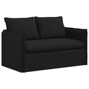vidaXL Kanapé Fekete 136 x 82 x 85 cm szövet