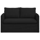 vidaXL Kanapé Fekete 136 x 82 x 85 cm szövet