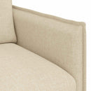 vidaXL Kanapé Krém 136 x 82 x 85 cm szövet