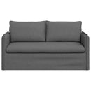 vidaXL Kanapé Sötétszürke 156 x 82 x 85 cm szövet