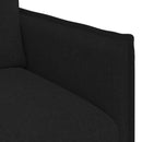 vidaXL Kanapé Fekete 156 x 82 x 85 cm szövet