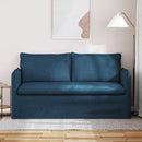 vidaXL Kanapé Kék 156 x 82 x 85 cm szövet