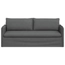 vidaXL Kanapé Sötétszürke 196 x 82 x 85 cm szövet