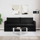 vidaXL Kanapé Fekete 196 x 82 x 85 cm szövet
