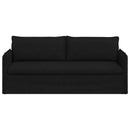 vidaXL Kanapé Fekete 196 x 82 x 85 cm szövet
