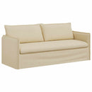 vidaXL Kanapé Krém 196 x 82 x 85 cm szövet