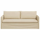 vidaXL Kanapé Krém 196 x 82 x 85 cm szövet