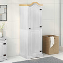 vidaXL Szekrények polcokkal Fehér 55 x 52 x 170 cm Tömör fenyőfa