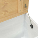 vidaXL storage box fiókkal Fehér 90 x 78 x 45 cm Tömör fenyőfa