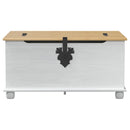 vidaXL storage box fiókkal Fehér 90 x 78 x 45 cm Tömör fenyőfa
