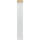 vidaXL CD tároló Fehér 52 x 17.5 x 103 cm Tömör fenyőfa
