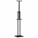 vidaXL Kiállító Állvány Fekete 26,5 x 26,5 x 150 cm Acél