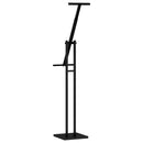vidaXL Kiállító Állvány Fekete 26,5 x 26,5 x 150 cm Acél
