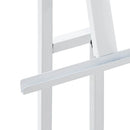 vidaXL Kiállító Állvány Fehér 26,5 x 26,5 x 150 cm Acél