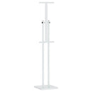 vidaXL Kiállító Állvány Fehér 26,5 x 26,5 x 150 cm Acél