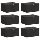 vidaXL Tároló Doboz 6 pcs Antracitszürke 43 x 34 x 23 cm