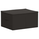 vidaXL Tároló Doboz 24 pcs Antracitszürke 43 x 34 x 23 cm