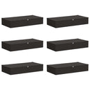 vidaXL Tároló Doboz 6 pcs Antracitszürke 90 x 48 x 15 cm