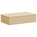 vidaXL Tároló Doboz 6 pcs Krémszínű 70 x 40 x 18 cm Nem szőtt textil