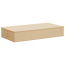 vidaXL Tároló Doboz 2 pcs Krémszínű 90 x 48 x 15 cm Nem szőtt textil