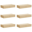 vidaXL Tároló Doboz 6 pcs Krémszínű 90 x 48 x 15 cm Nem szőtt textil