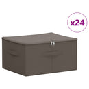 vidaXL Tároló Doboz 24 db Nem szőtt textil 43 x 34 x 23 cm 33,6 L