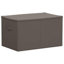 vidaXL Tároló Doboz 2 pcs Szürke 60 x 43 x 35 cm Nem szőtt textil