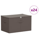 vidaXL Tároló Doboz 24 db Nem szőtt textil 60 x 43 x 35 cm 90,3 L