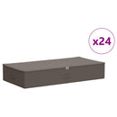vidaXL Tároló Doboz 24 db Nem szőtt textil 100 x 50 x 18 cm 90 l