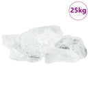 vidaXL Kerti Kövek Fehér 12 cm Üveg