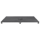 vidaXL Napernyőtalp Sötétszürke 100 x 100 x 4 cm Acél