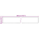 vidaXL Szőnyeg futó MARSA Krém 50 x 300 cm Poliészter és PVC