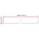 vidaXL Szőnyeg futó MARSA Krém 80 x 450 cm Poliészter és PVC