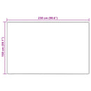 vidaXL Szőnyeg futó MARSA Erdei zöld 150 x 230 cm Poliészter és PVC
