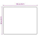 vidaXL Szőnyeg futó MARSA Szürke 80 x 100 cm Poliészter és PVC