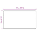 vidaXL Szőnyeg futó MARSA Szürke 80 x 150 cm Poliészter és PVC