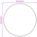 vidaXL Szőnyeg futó MARSA Sárga 120 x 120 cm Poliészter és PVC