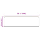 vidaXL Szőnyeg futó MARSA Sokszínű 50 x 200 cm Poliészter és PVC