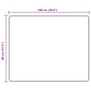 vidaXL Szőnyeg futó MARSA Sokszínű 80 x 100 cm Poliészter és PVC