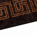vidaXL Szőnyeg futó MARSA Fekete 100 x 250 cm Poliészter és PVC