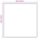 vidaXL Szőnyeg futó MARSA Szürke 100 x 100 cm Poliészter és PVC