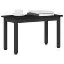 vidaXL Dohányzóasztal Fekete tölgy 60 x 30 x 36 cm Faanyag