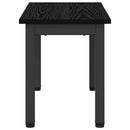 vidaXL Dohányzóasztal Fekete tölgy 60 x 30 x 36 cm Szerelt Fa
