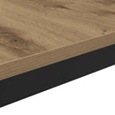 vidaXL Dohányzóasztal Művészi tölgy 60 x 30 x 36 cm Faanyag