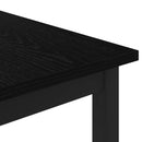 vidaXL Dohányzóasztal Fekete tölgy 60 x 60 x 36 cm Faanyag