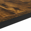 vidaXL Dohányzóasztal Füstös tölgy 60 x 60 x 36 cm Faanyag