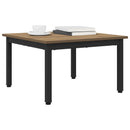 vidaXL Dohányzóasztal Művészi tölgy 60 x 60 x 36 cm Faanyag