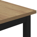 vidaXL Dohányzóasztal Művészi tölgy 60 x 50 x 36 cm Faanyag